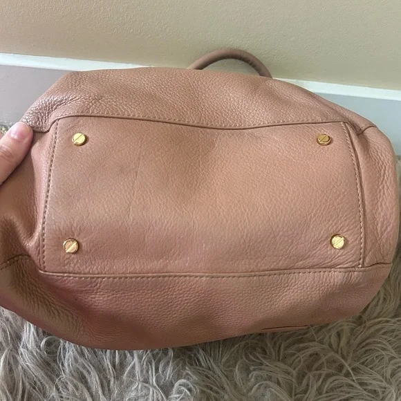 Tory Burch Dusty Rose Colored Leather Shoulder Bag - Picture 3 of 16